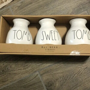 Rae Dunn vases TOMB SWEET TOMB